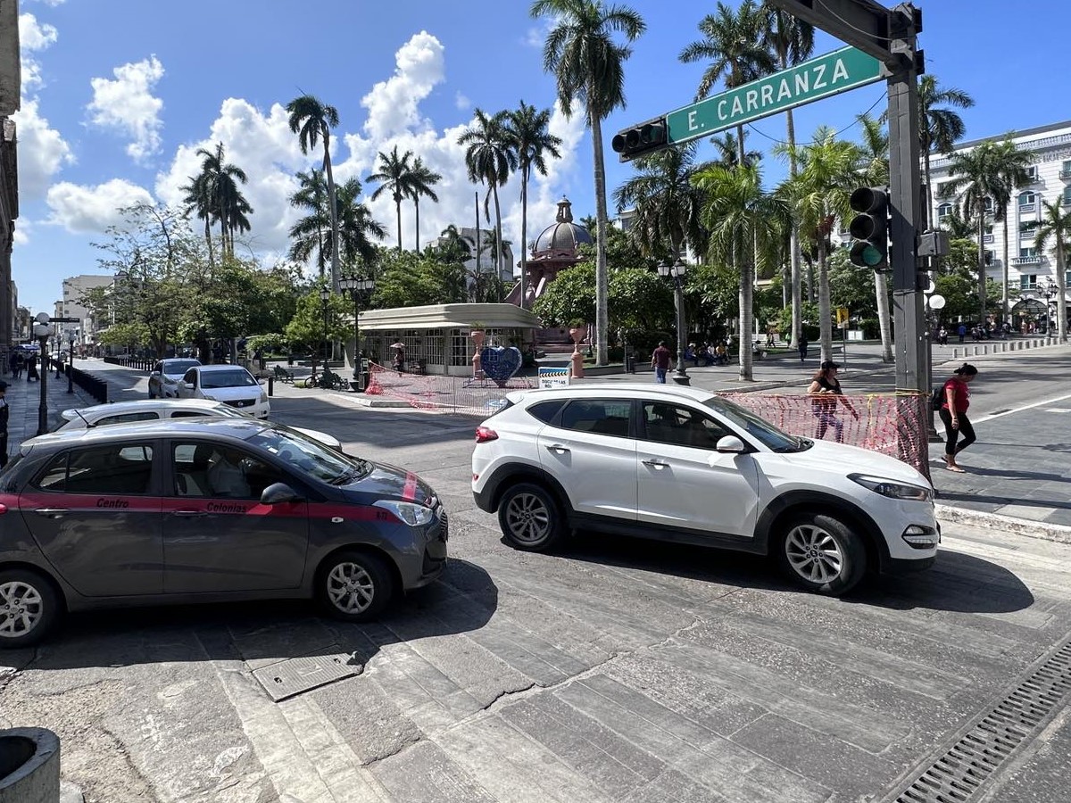 Una semana durará cerrada la Calle Colon en el centro de Tampico