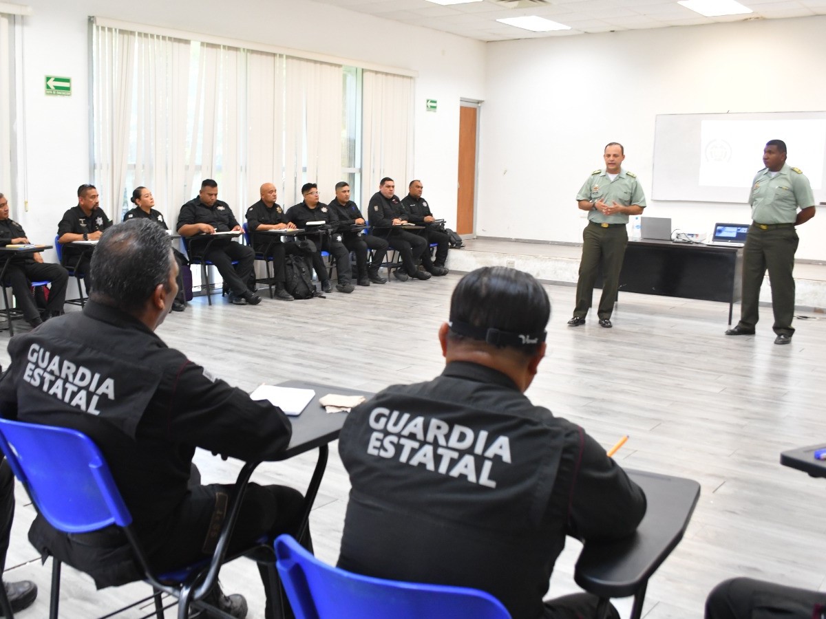 Policía Nacional de Colombia inicia capacitación a personal de la Guardia Estatal