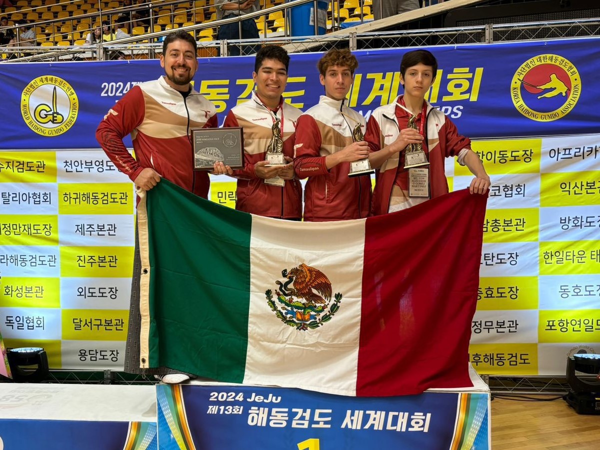 Tamaulipecos destacan con primeros lugares en Mundial de Haidong Gumdo