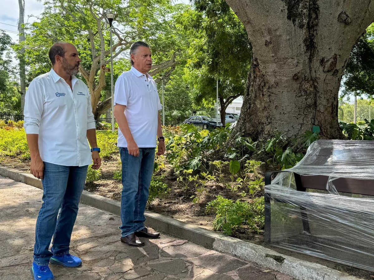 Supervisa Chucho Nader Modernización del Parque Águila