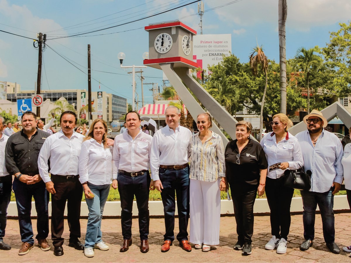 Inauguran Reloj Histórico en Cd. Madero