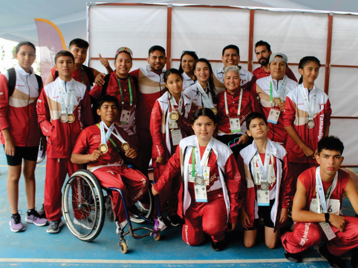 40 medallas para Tamaulipas en primera etapa de Paratletismo en los Paranacionales CONADE 2024